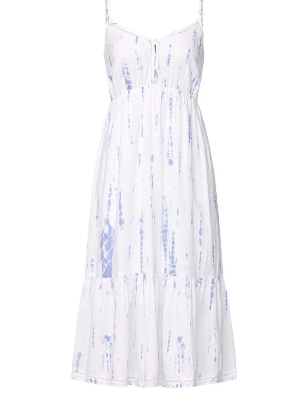 Rails Whitei and Light Blue Tie-Dye Delilah Midi Dress - Picture 3 of 5